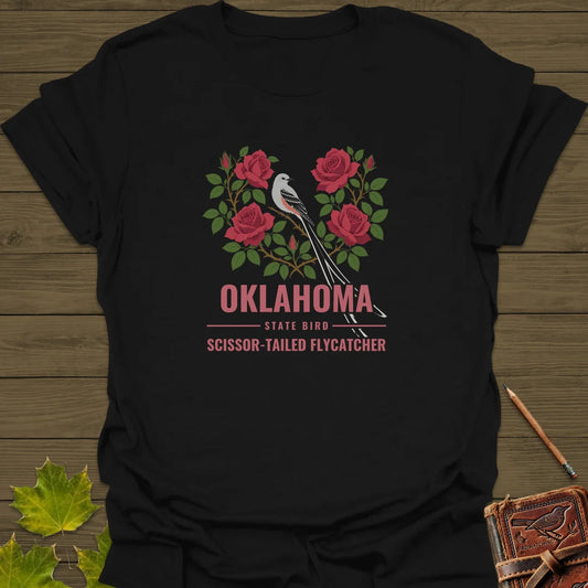 Oklahoma State Bird T-Shirt in Black