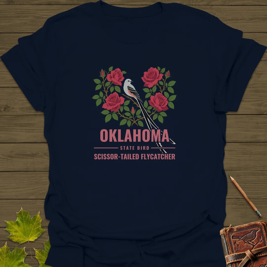 Oklahoma State Bird T-Shirt in Navy