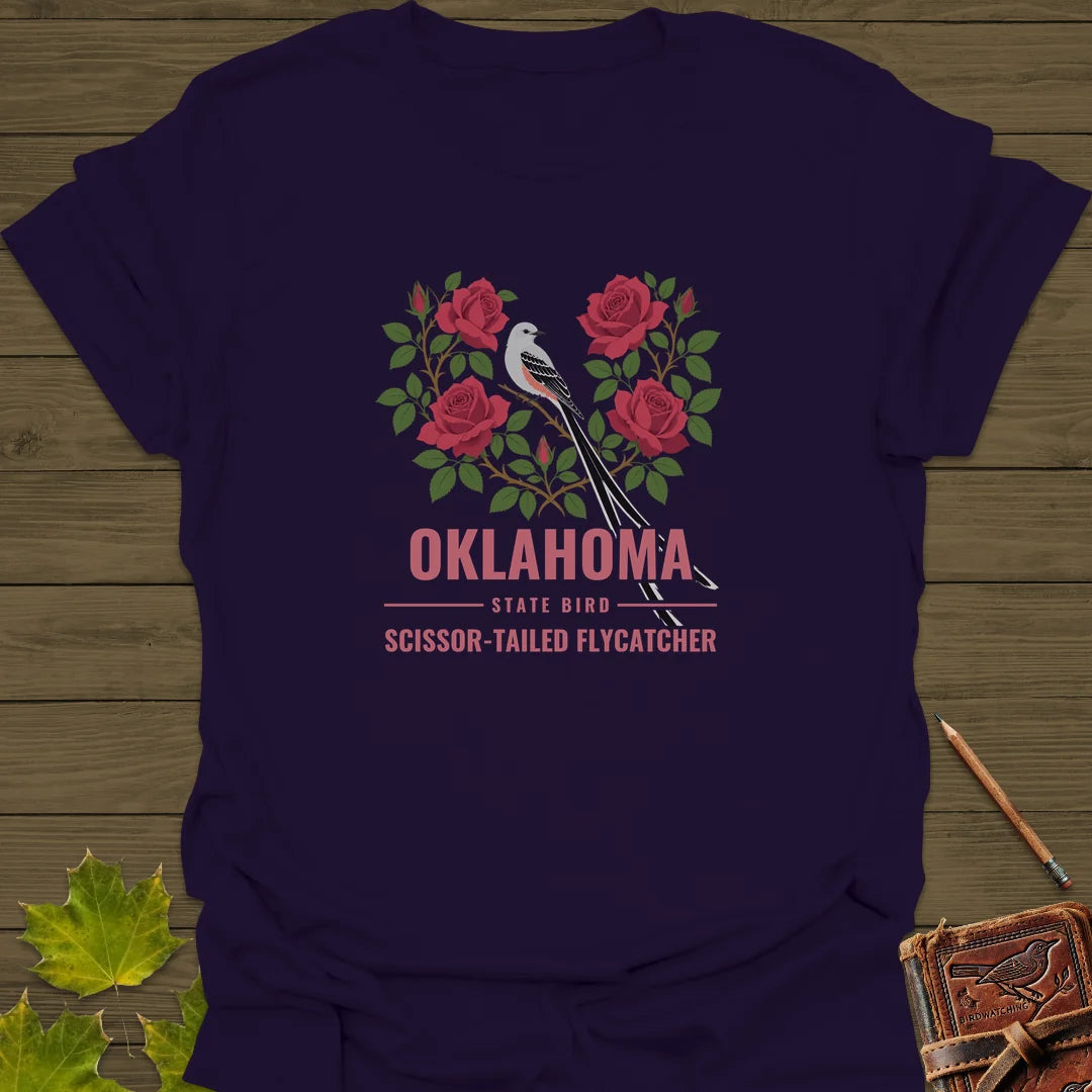 Oklahoma State Bird T-Shirt in Purple