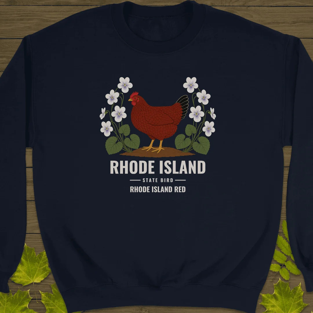 Rhode Island State Bird Sweatshirt in Navy