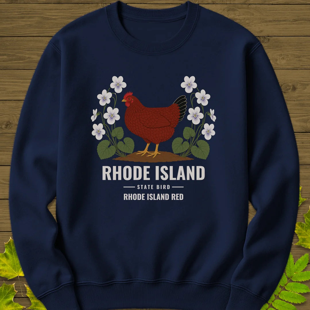 Rhode Island State Bird Sweatshirt in Navy