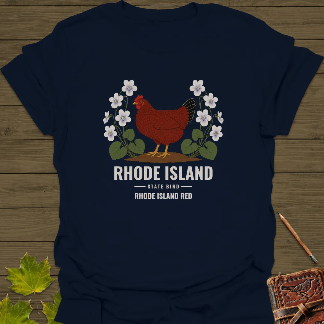 Rhode Island State Bird T-Shirt in Navy
