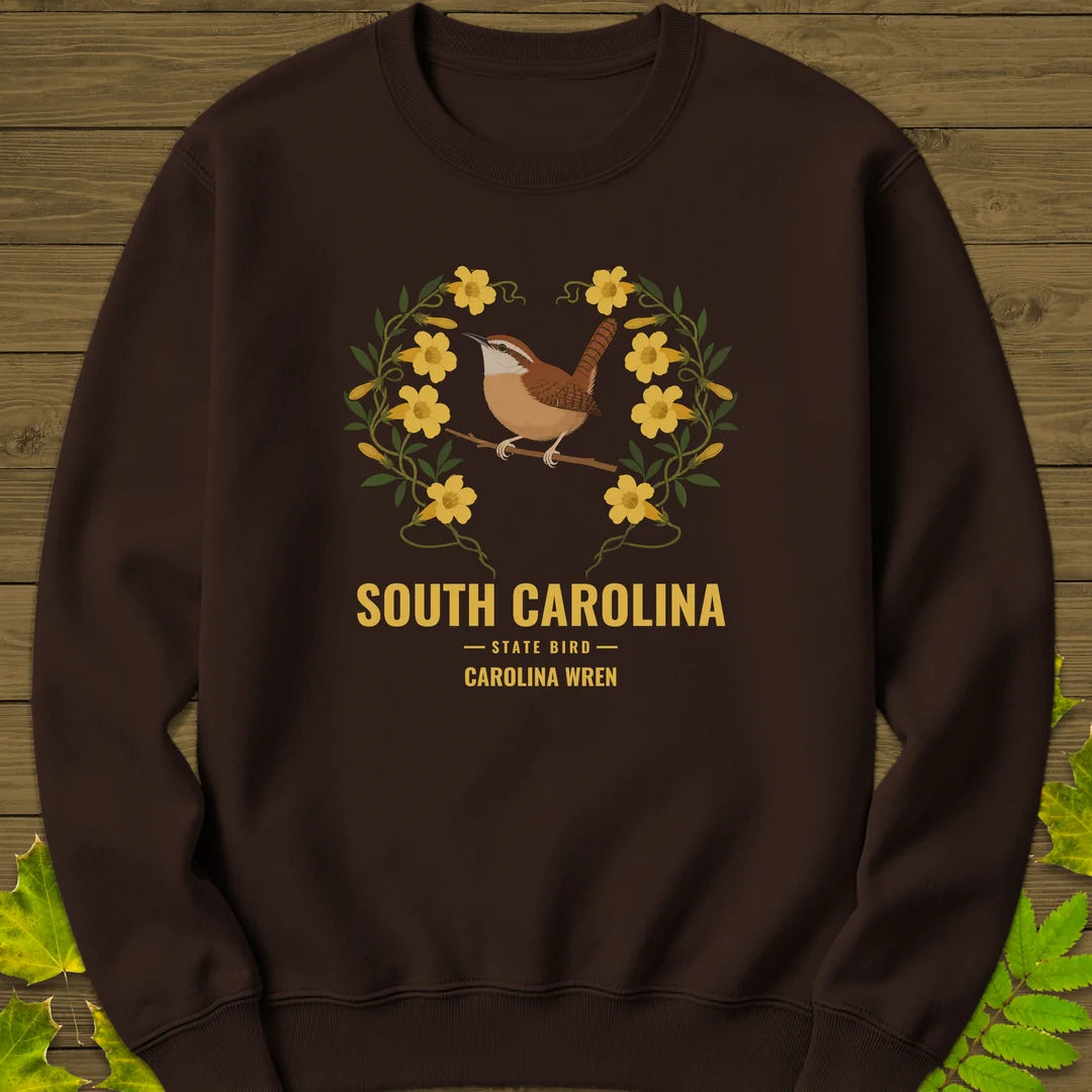 South Carolina State Bird Sweatshirt in Dark Chocolate