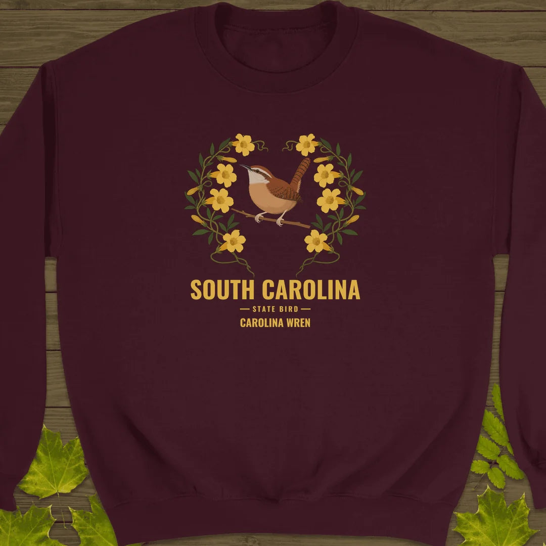 South Carolina State Bird Sweatshirt in Maroon