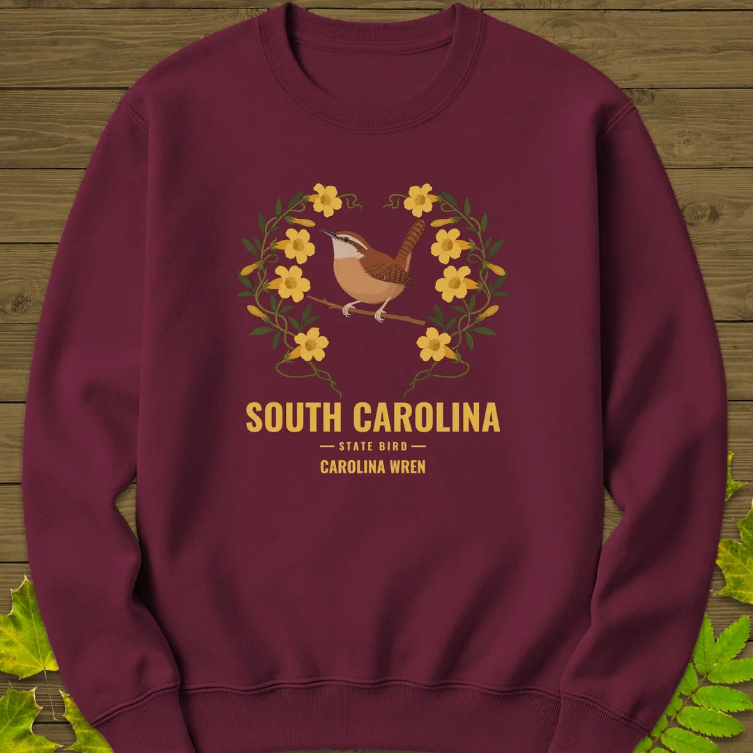 South Carolina State Bird Sweatshirt in Maroon