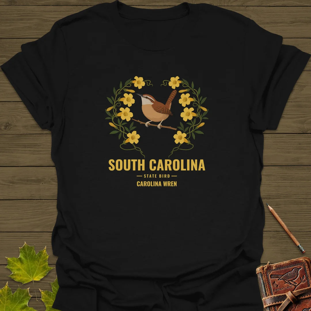 South Carolina State Bird T-Shirt in Black