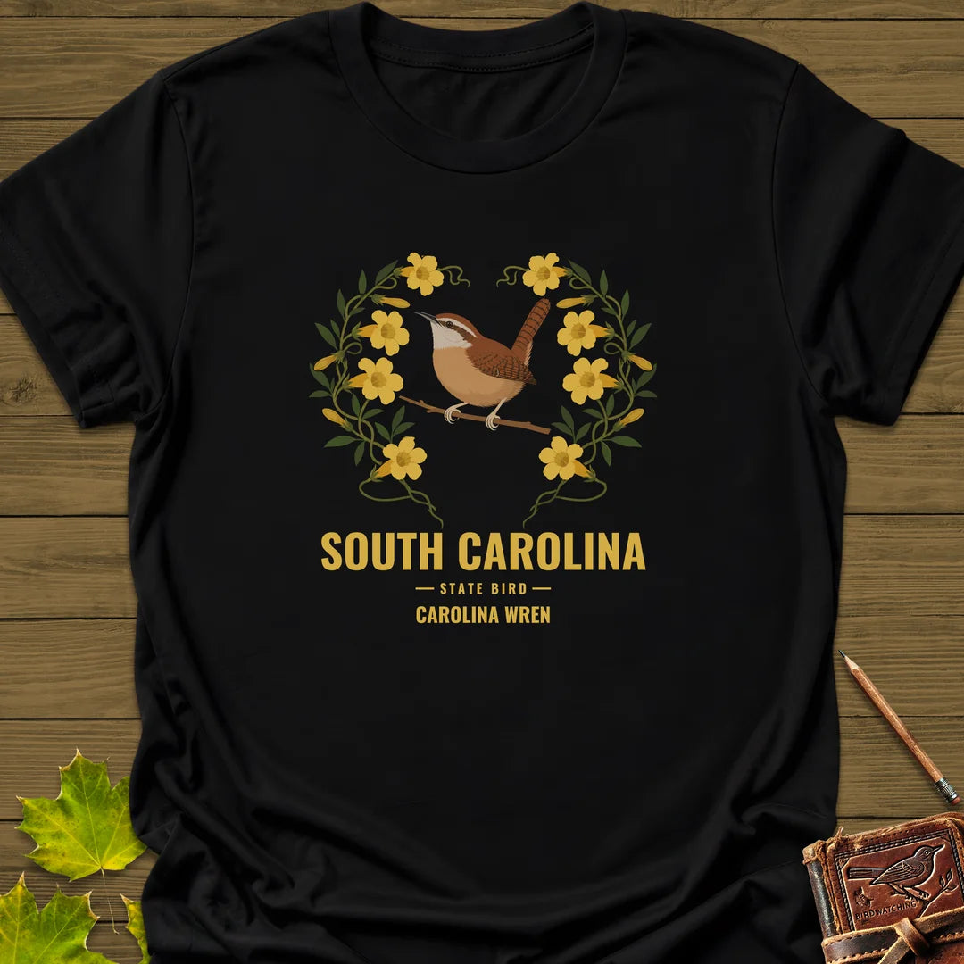 South Carolina State Bird T-Shirt in Black
