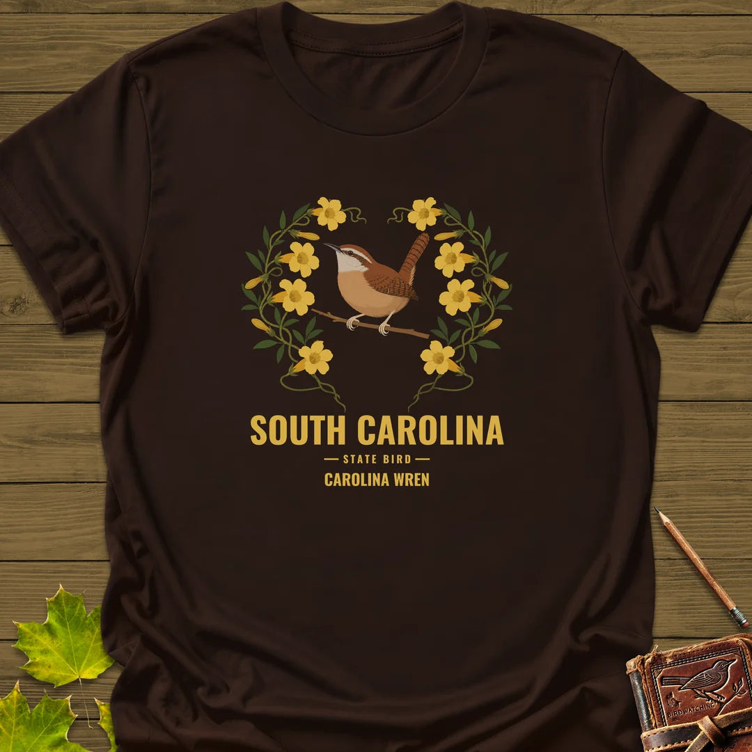 South Carolina State Bird T-Shirt in Dark Chocolate