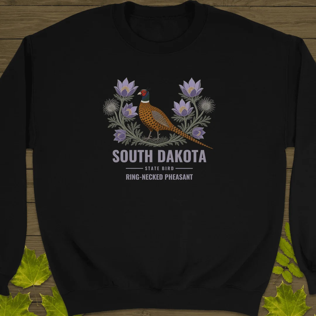 South Dakota State Bird Sweatshirt in Black