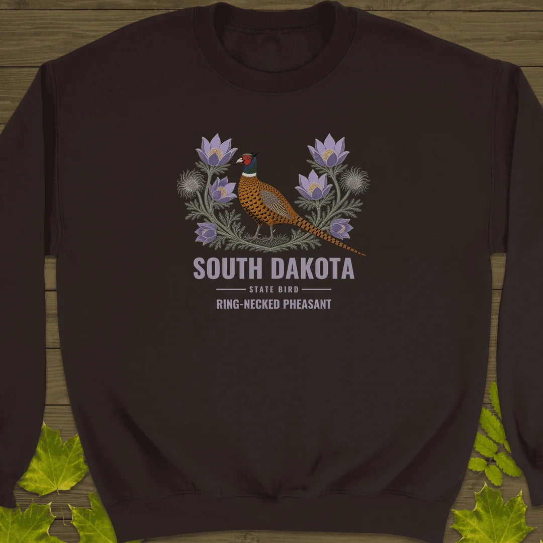 South Dakota State Bird Sweatshirt in Dark Chocolate