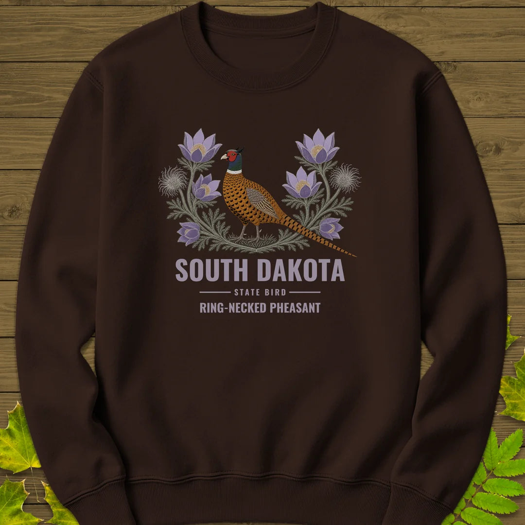 South Dakota State Bird Sweatshirt in Dark Chocolate