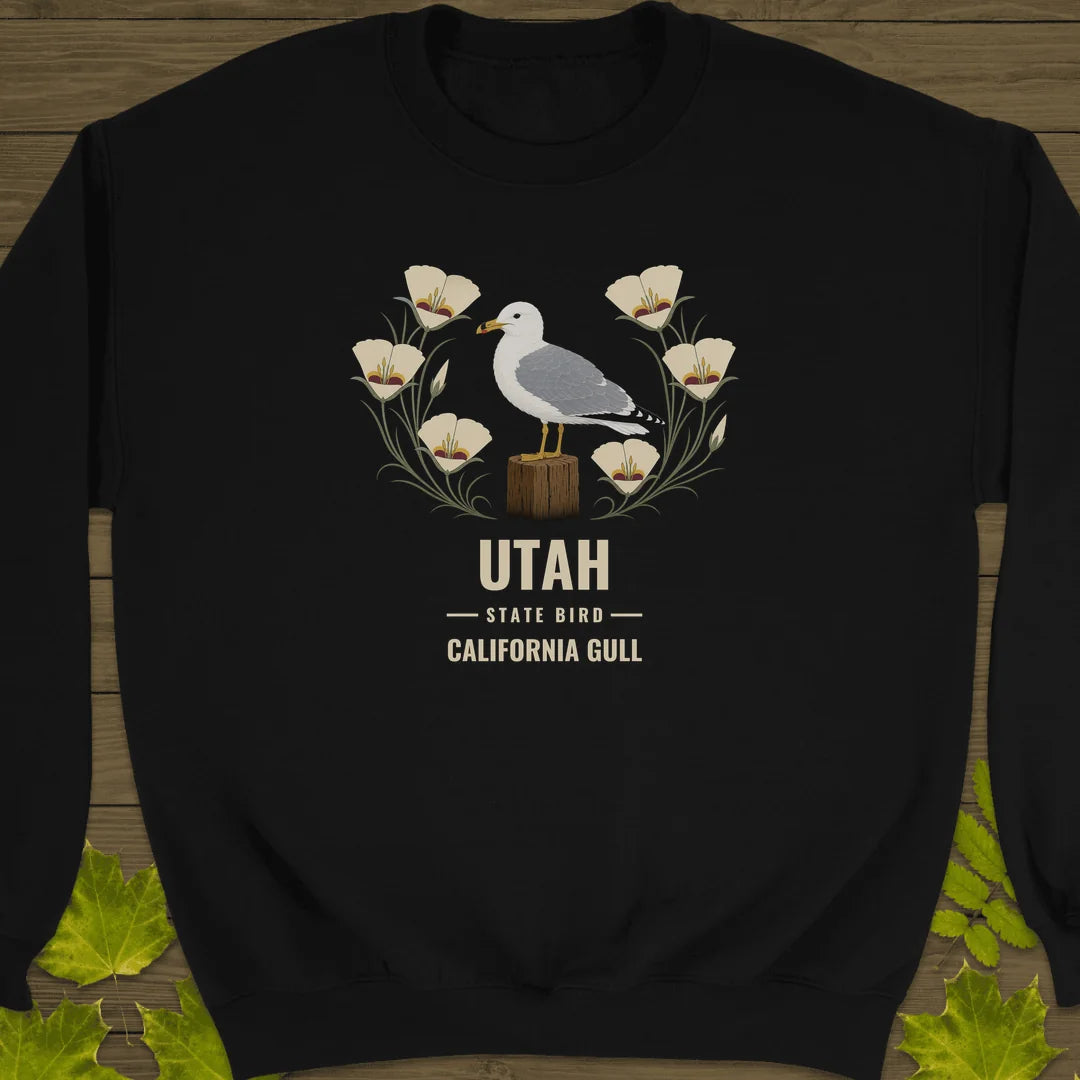 Utah State Bird Sweatshirt in Black