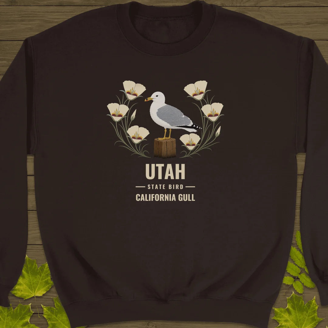 Utah State Bird Sweatshirt in Dark Chocolate