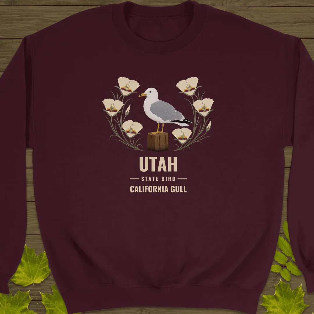 Utah State Bird Sweatshirt in Maroon