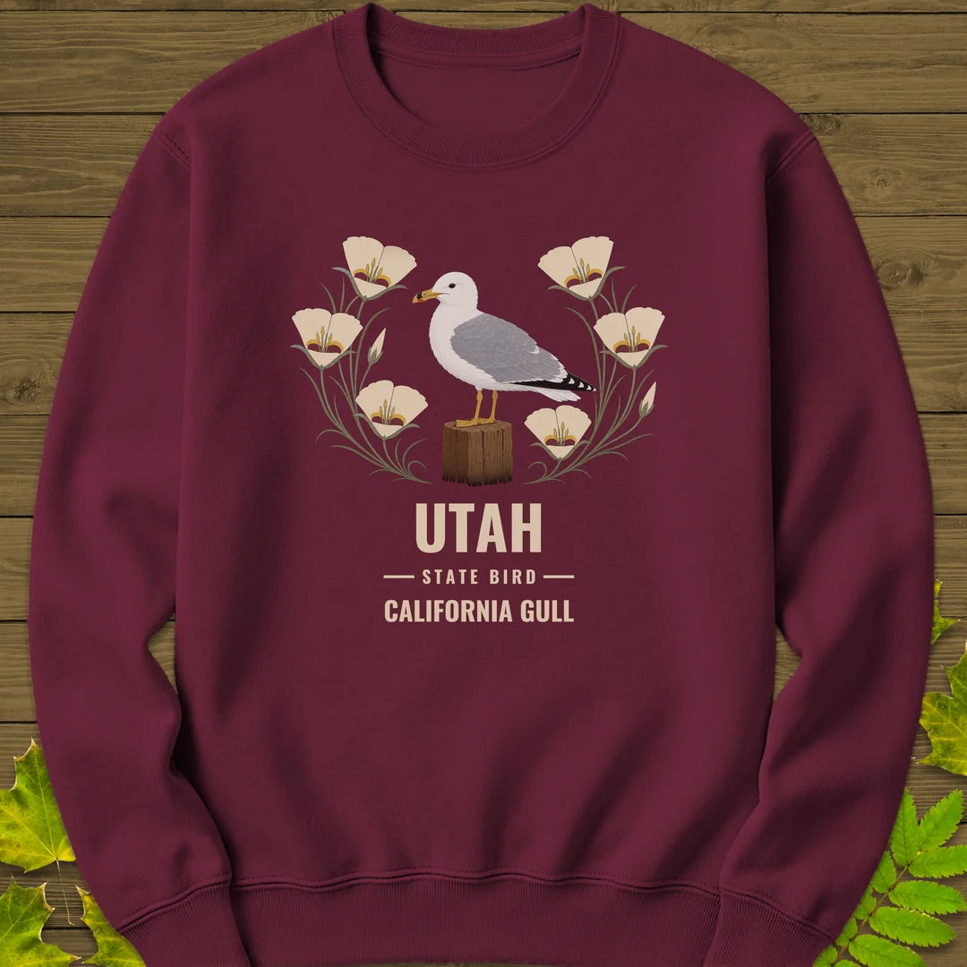 Utah State Bird Sweatshirt in Maroon