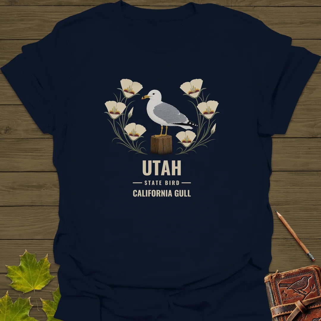 Utah State Bird T-Shirt in Navy