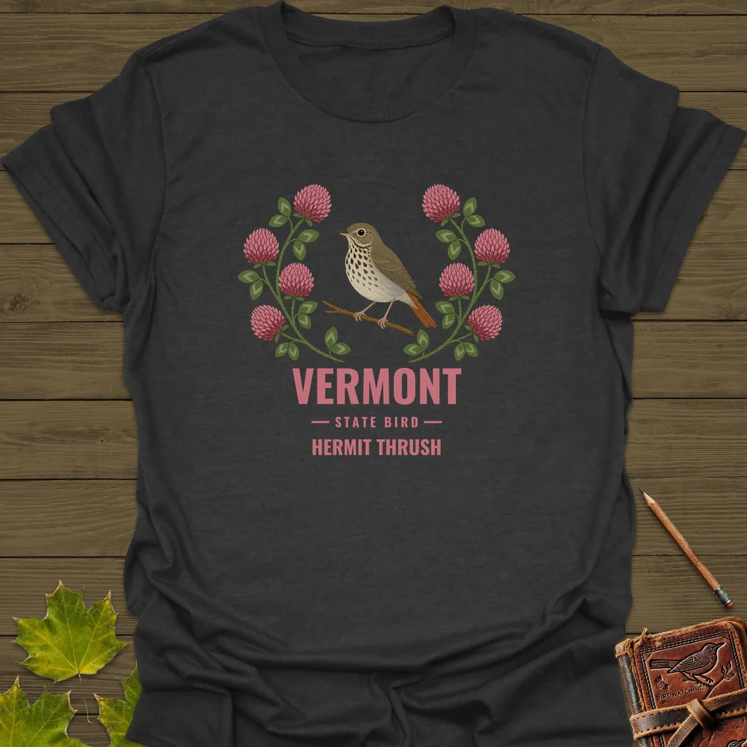 Vermont State Bird T-Shirt in Dark Heather
