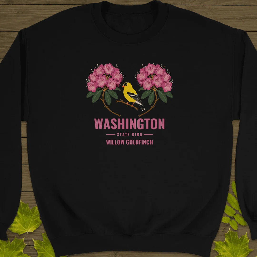 Washington State Bird Sweatshirt in Black