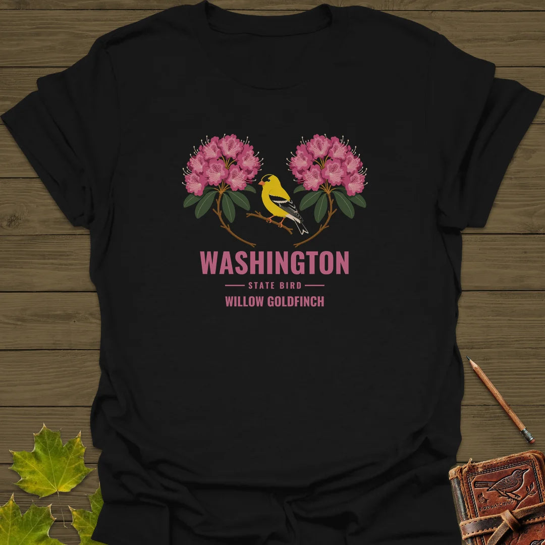 Washington State Bird T-Shirt in Black