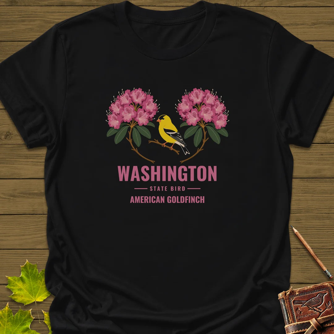 Washington State Bird T-Shirt in Black