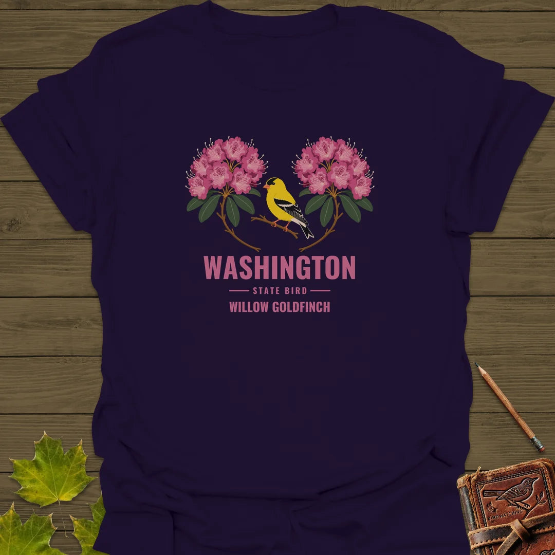 Washington State Bird T-Shirt in Purple