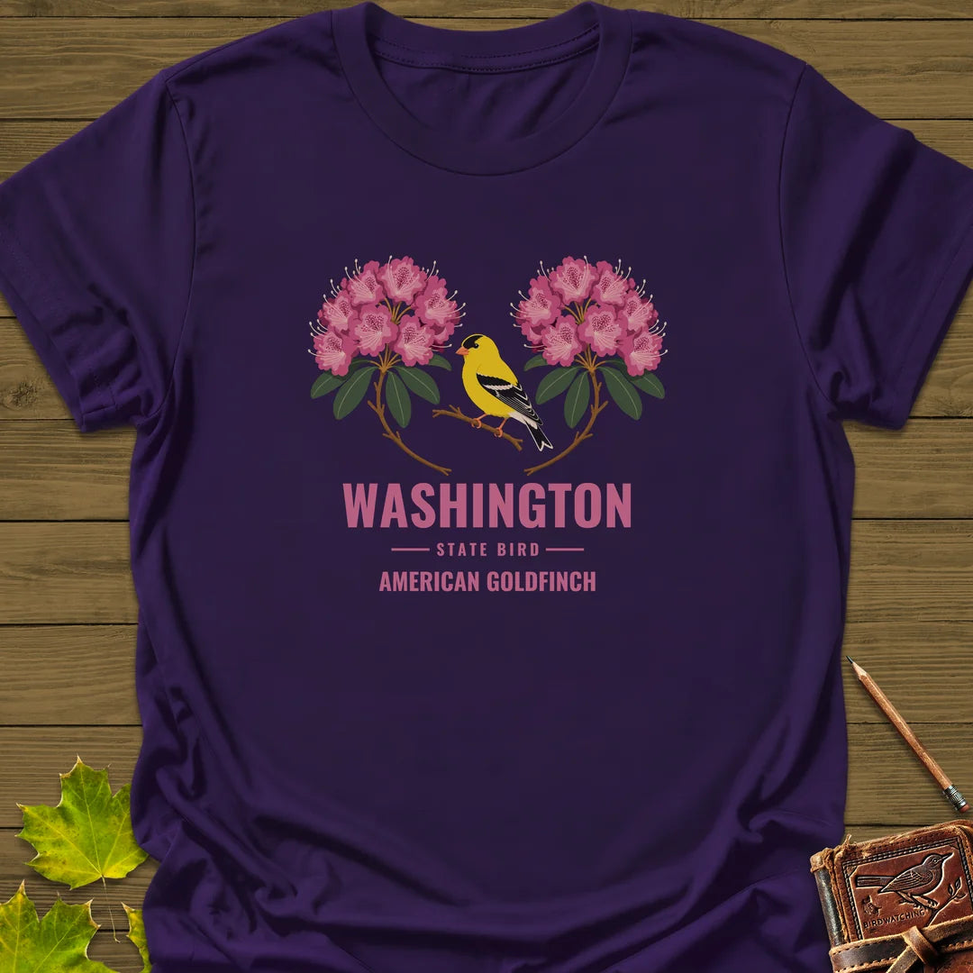 Washington State Bird T-Shirt in Purple
