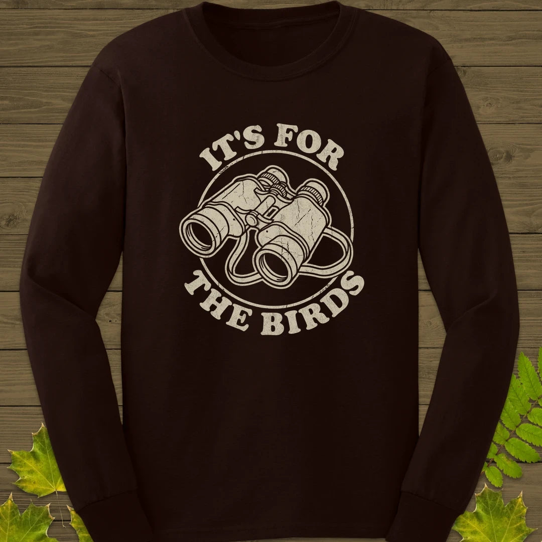 For The Birds Long Sleeve Dark Chocolate