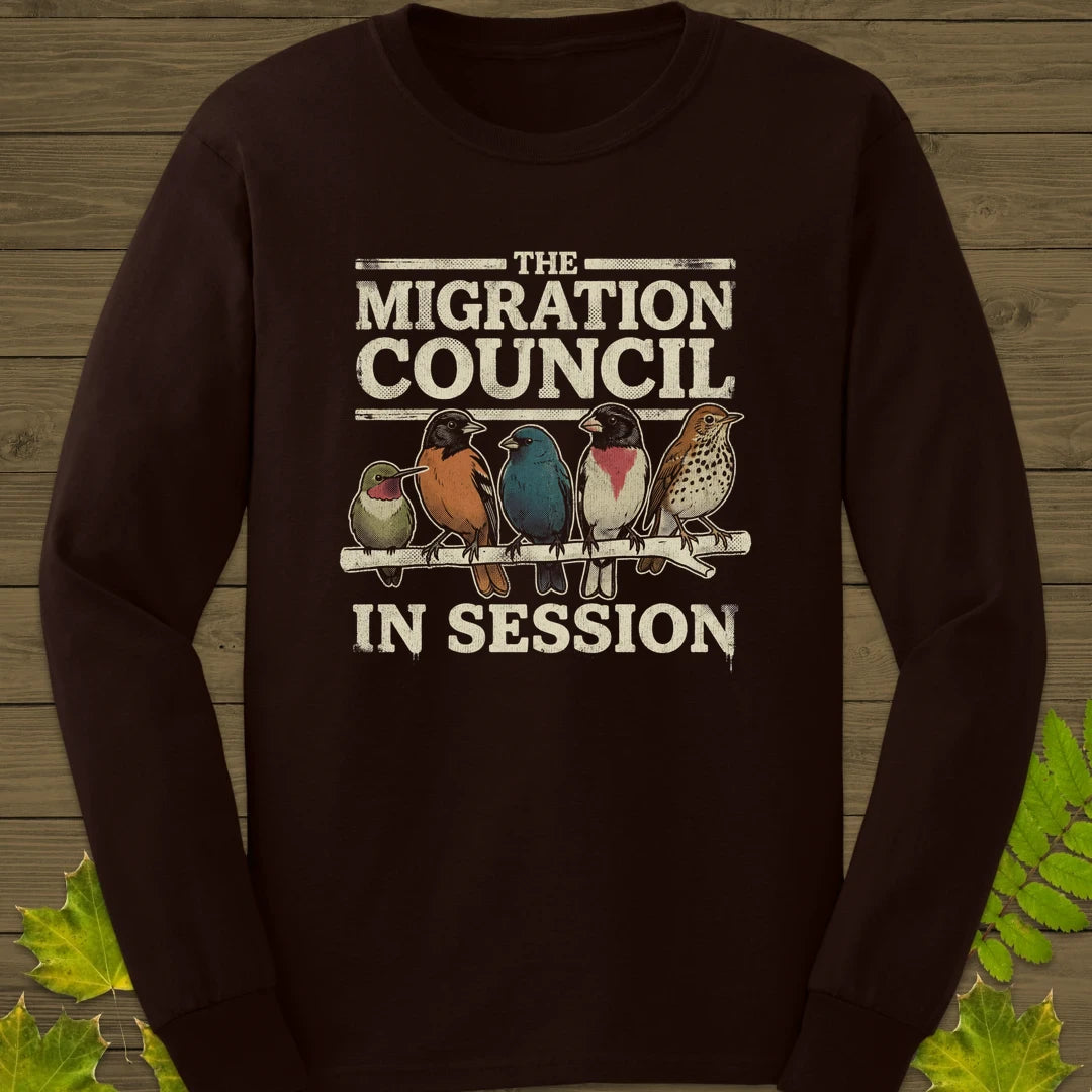Council Meeting Long Sleeve Dark Chocolate