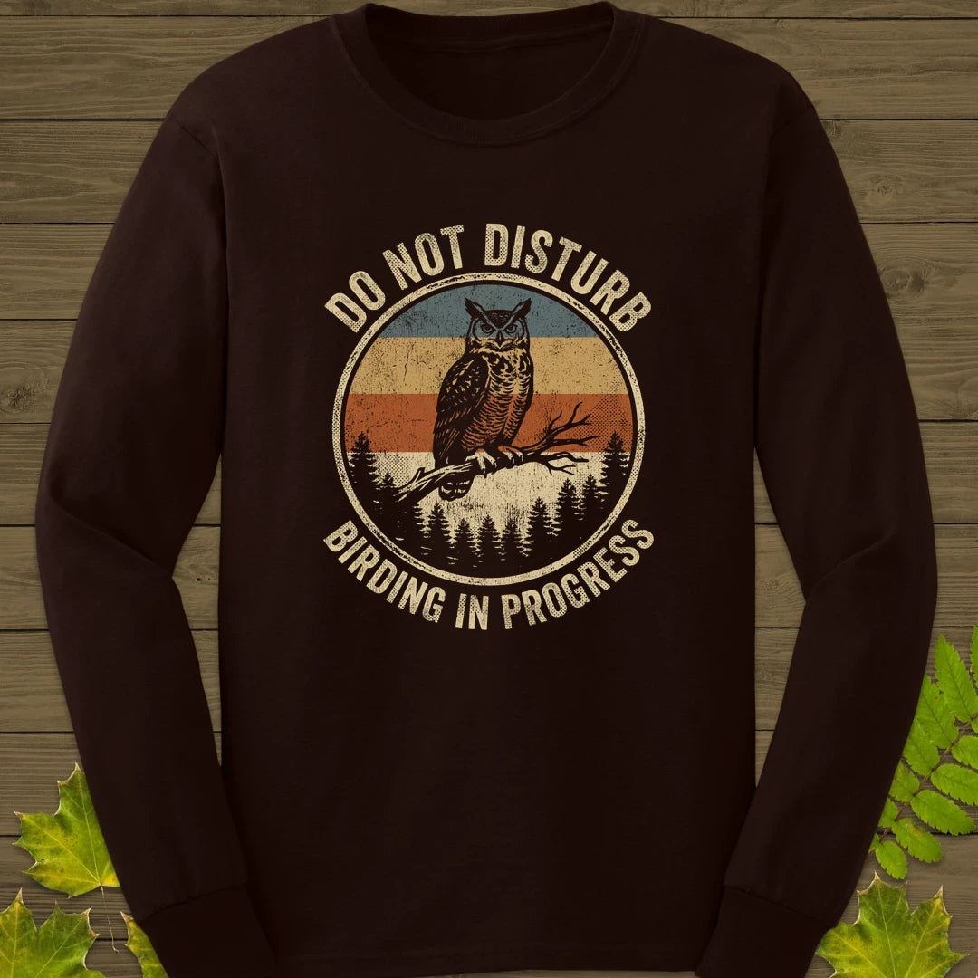Do Not Disturb Long Sleeve Dark Chocolate