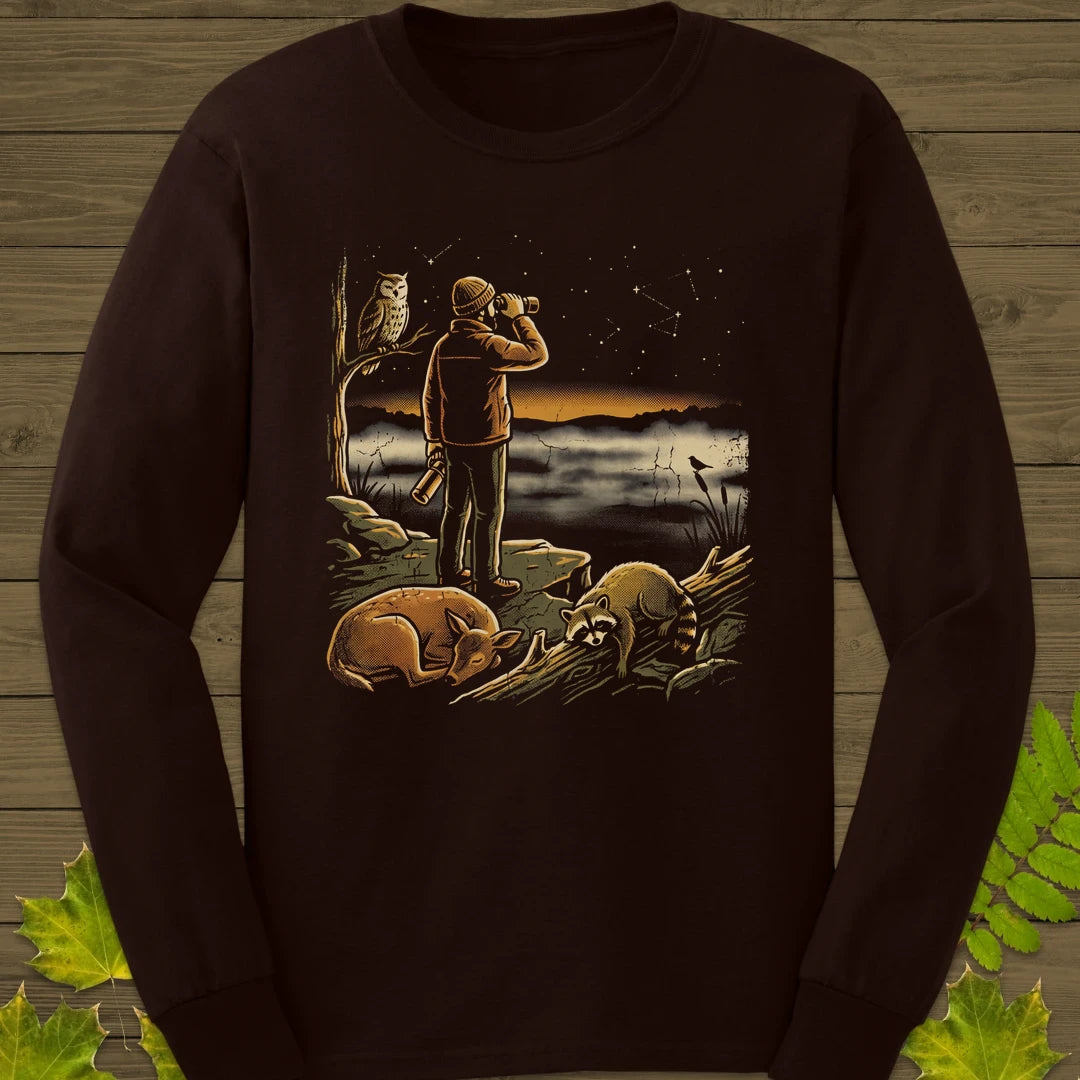 Dawn Birding Long Sleeve Dark Chocolate