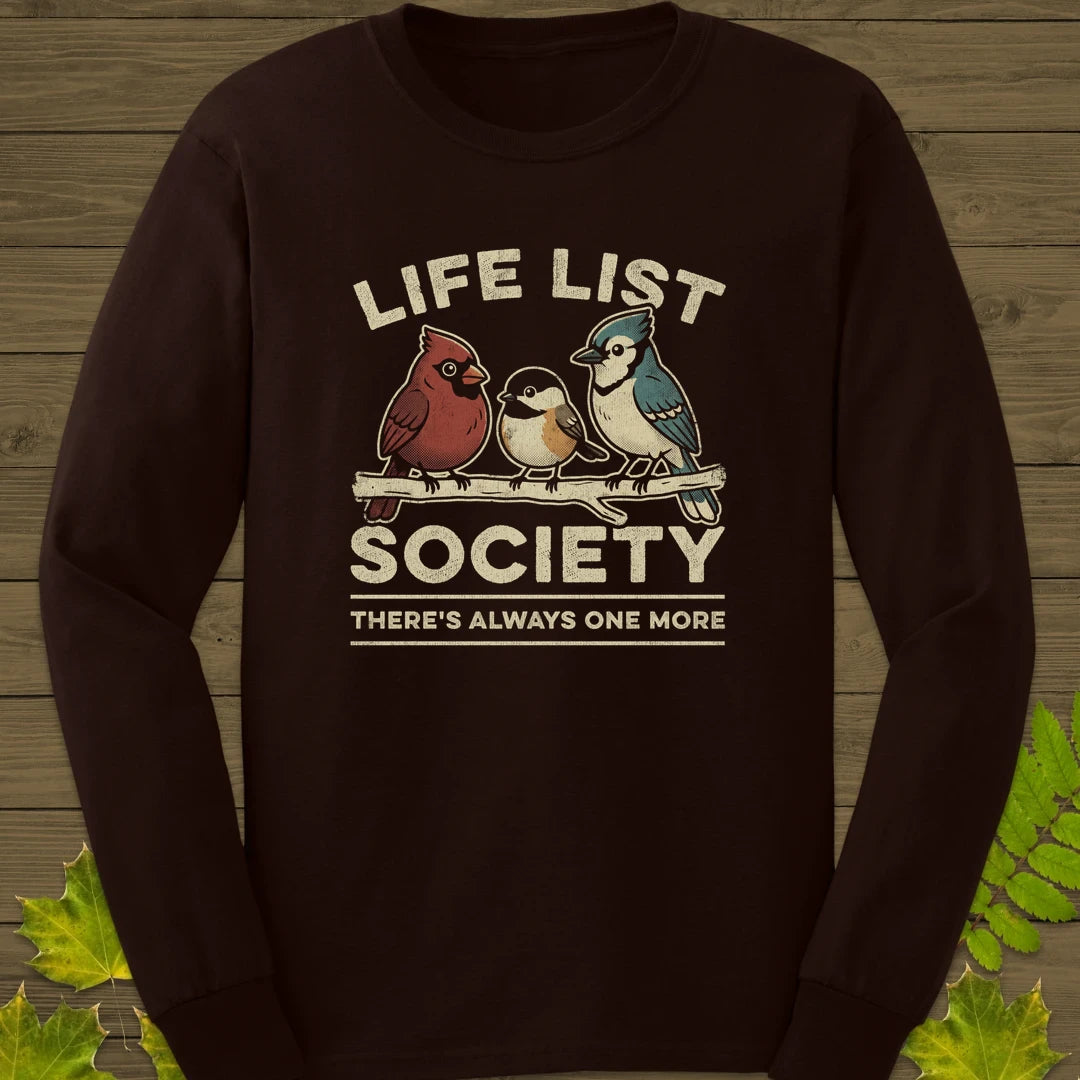 Life List Society Long Sleeve Dark Chocolate