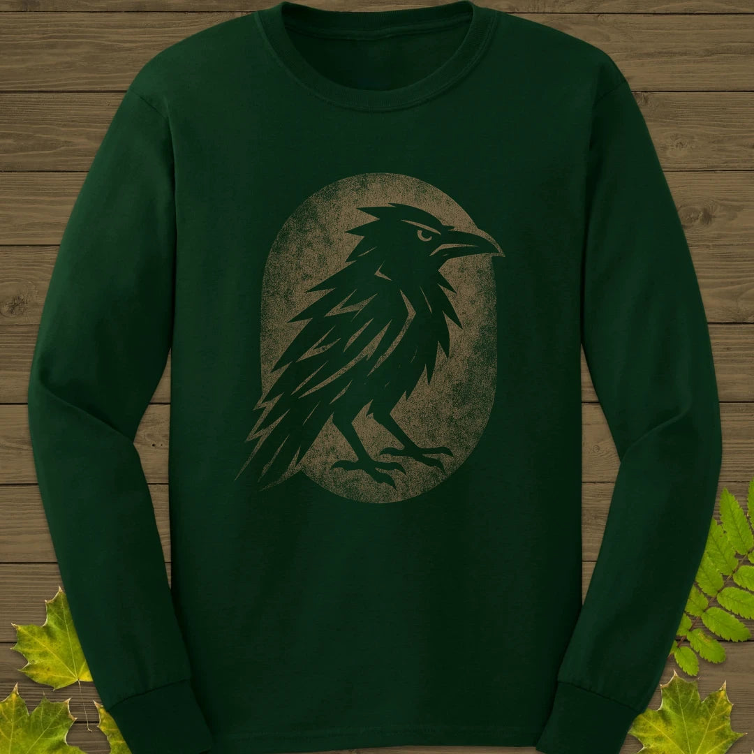 Midnight Raven Long Sleeve Forest Green