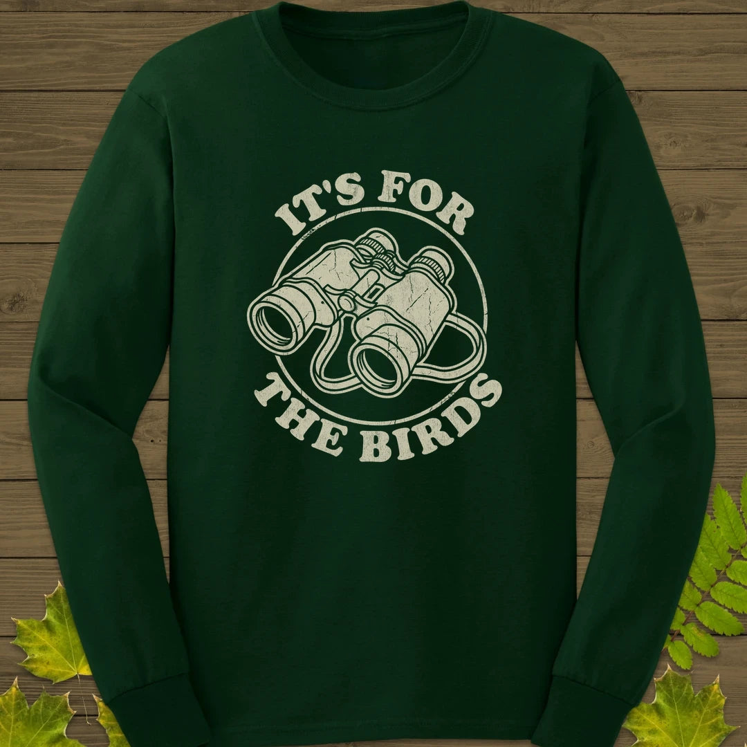 For The Birds Long Sleeve Forest Green