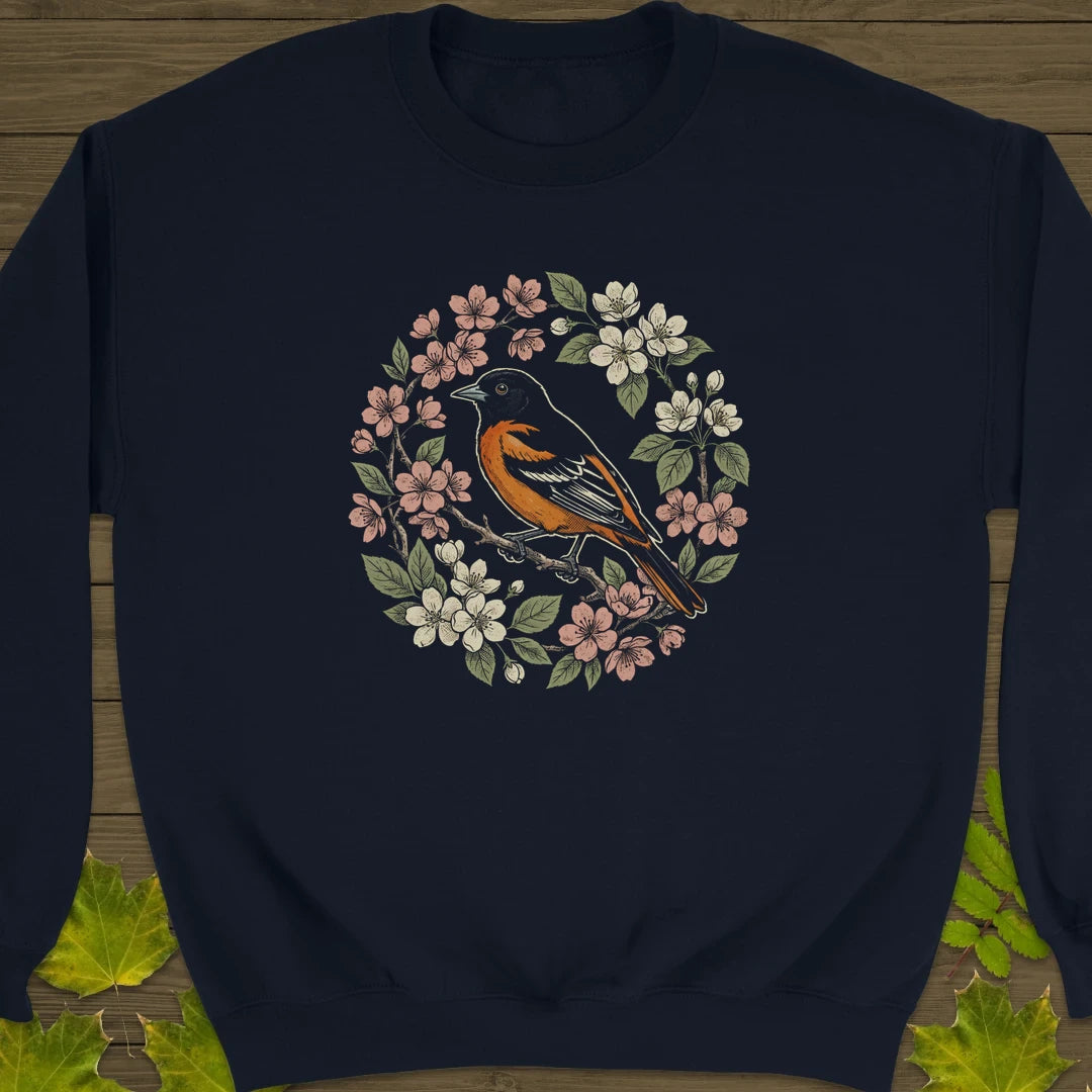 Baltimore Bloom Sweatshirt Navy