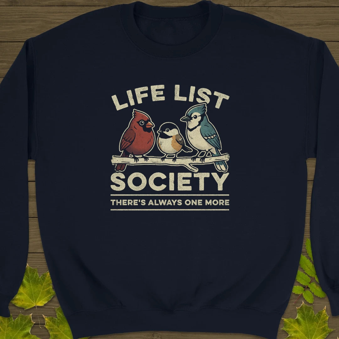 Life List Society Sweatshirt Navy