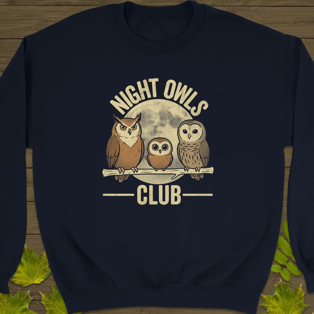 Night Owls Club Sweatshirt Navy