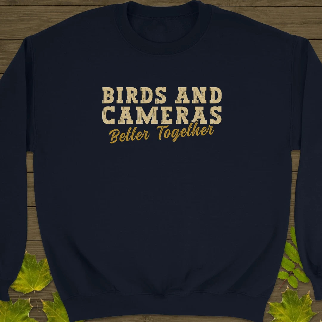 Birds And Cameras Sweatshirt Navy