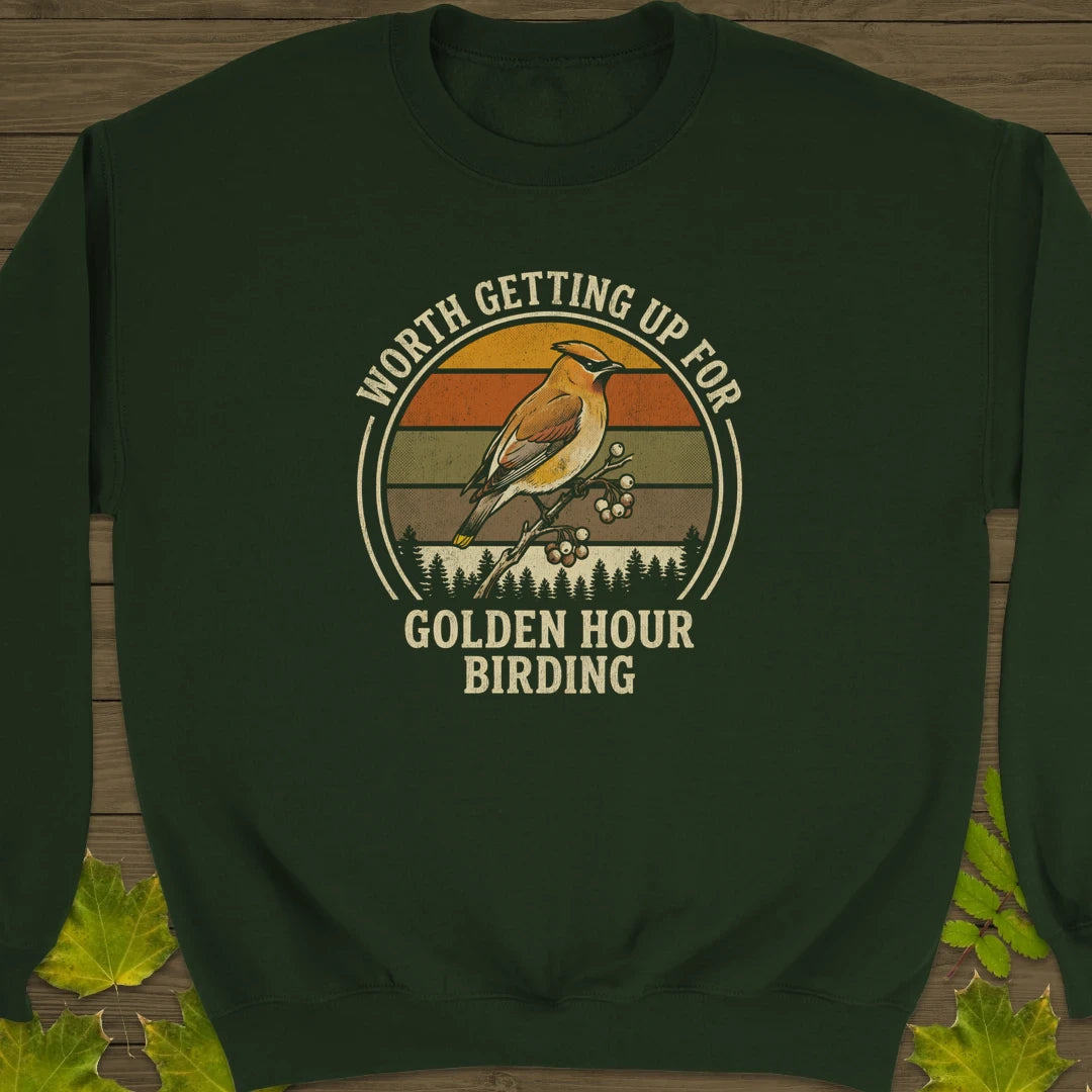 Golden Hour Sweatshirt Forest Green