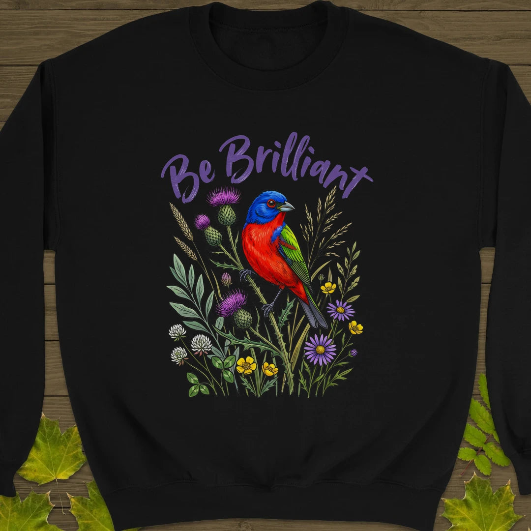 Be Brilliant Sweatshirt Black