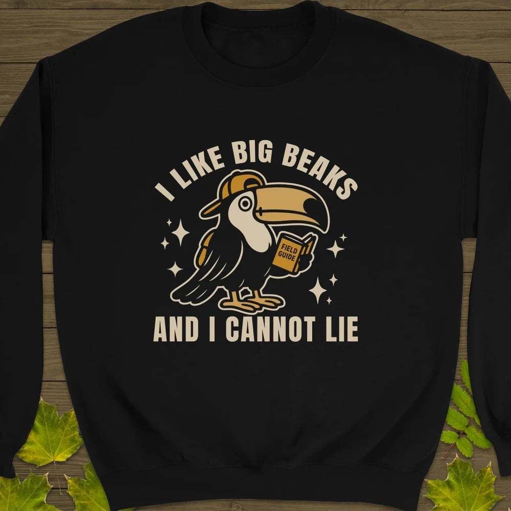 Big Beaks Crewneck Sweatshirt Black