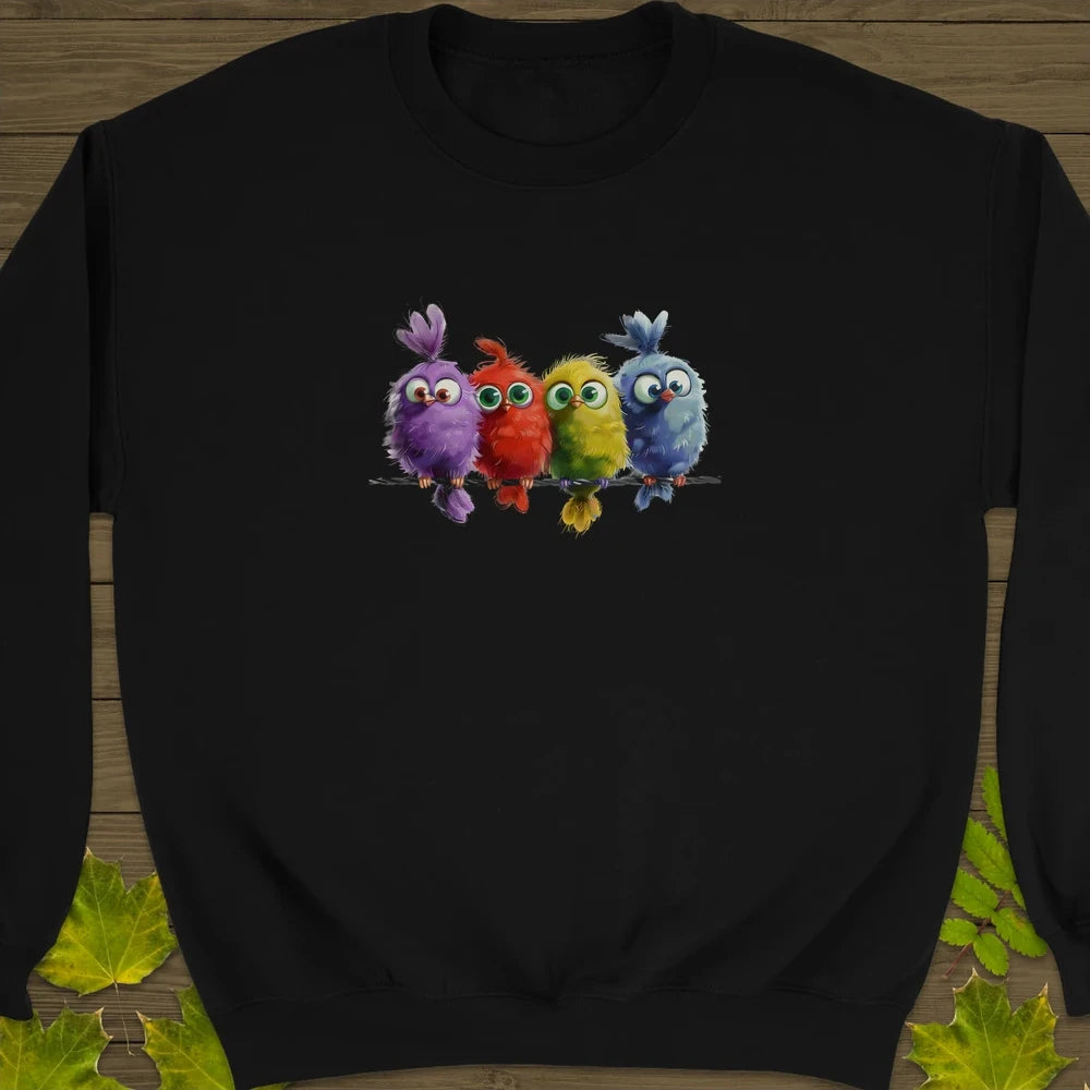 Feathered Friends Crewneck Sweatshirt Black