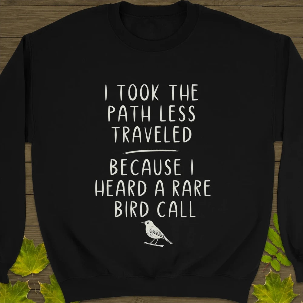 Path Less Traveled Crewneck Sweatshirt Black