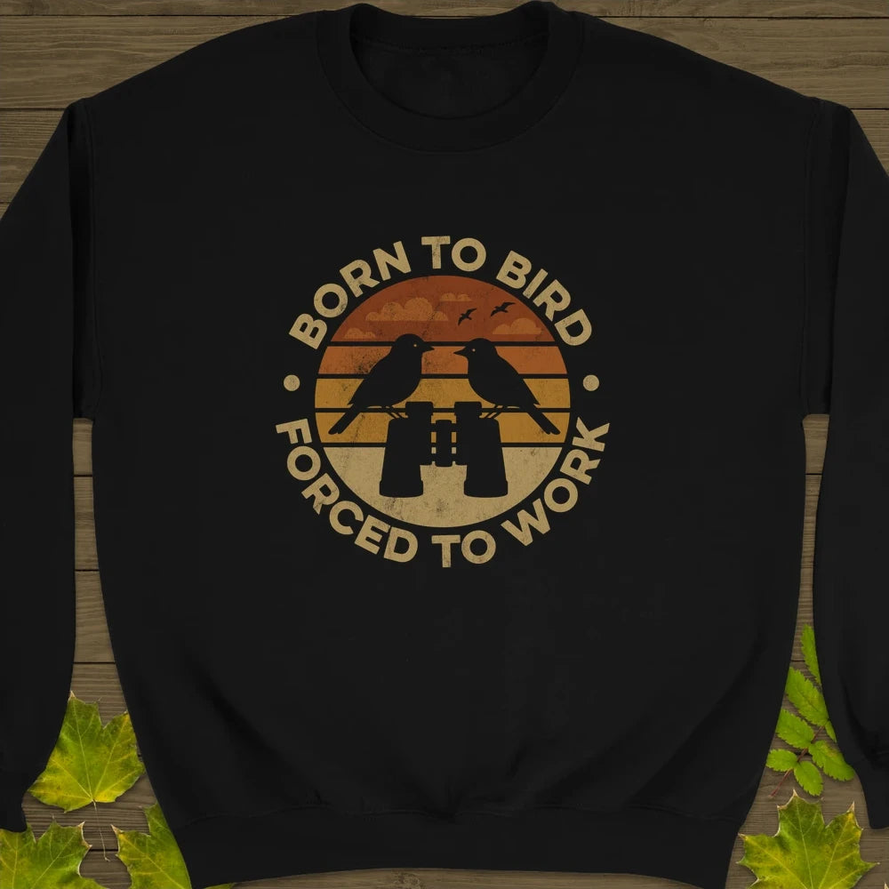 Born To Bird Crewneck Sweatshirt Black