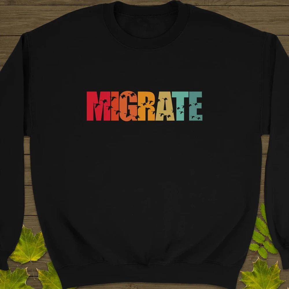 Migrate Crewneck Sweatshirt Black