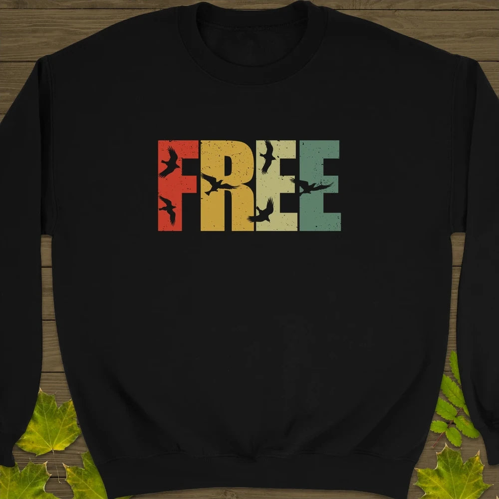 Fly Free Crewneck Sweatshirt Black