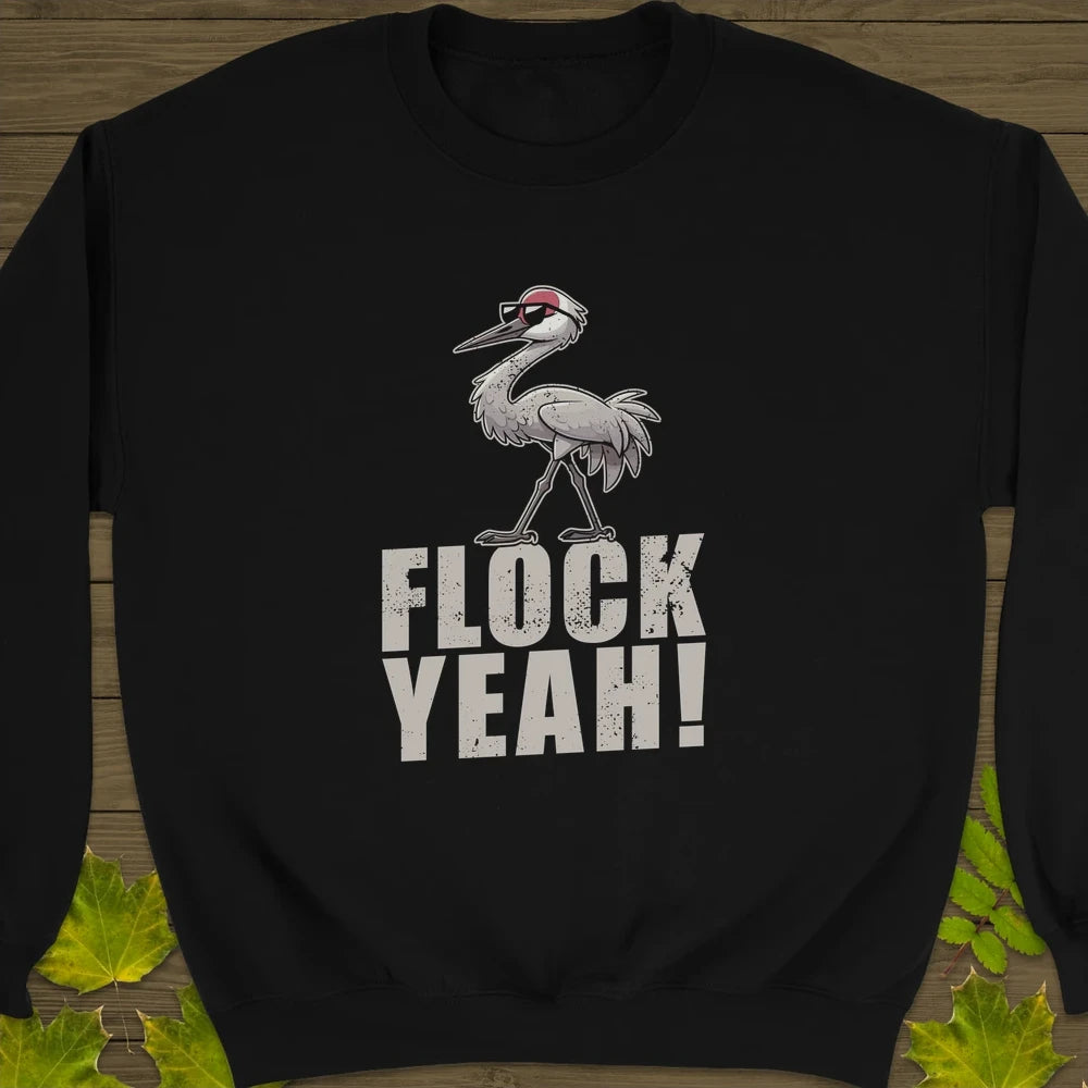 Flock Yeah Crewneck Sweatshirt Black