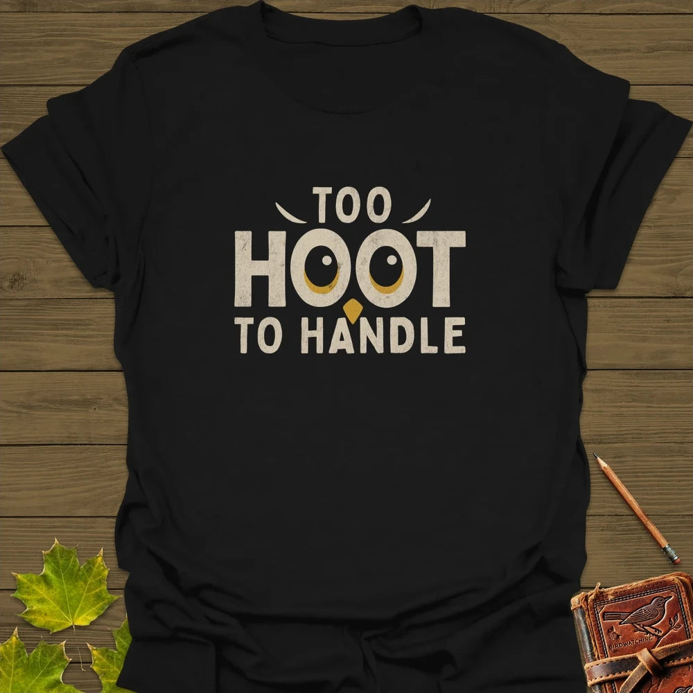 Hoot To Handle T-Shirt Black