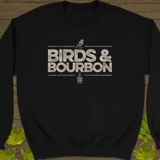 Birds & Bourbon Sweatshirt Black