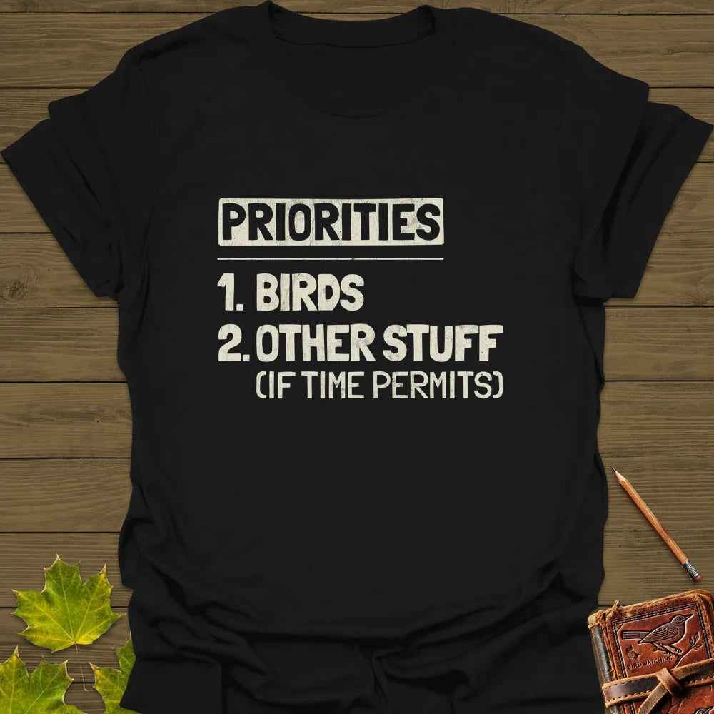 Priorities T-Shirt Black