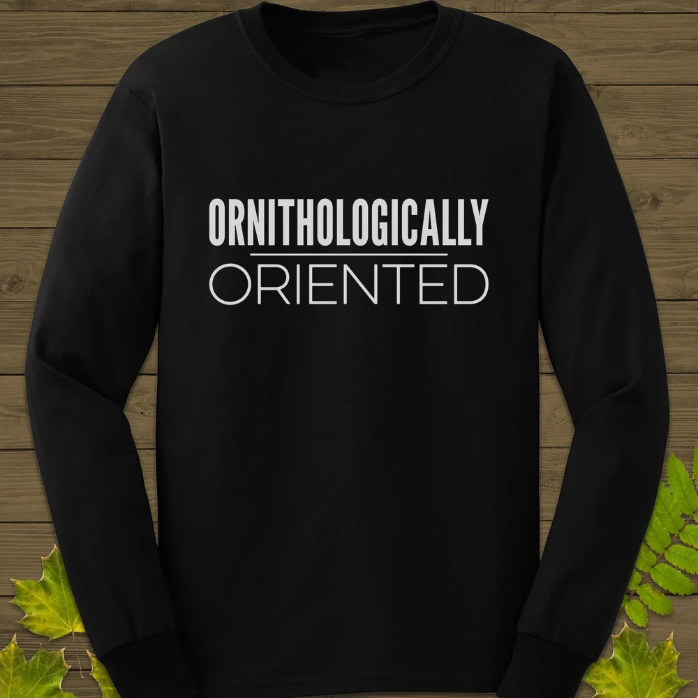 Ornithologically Oriented Long Sleeve Black